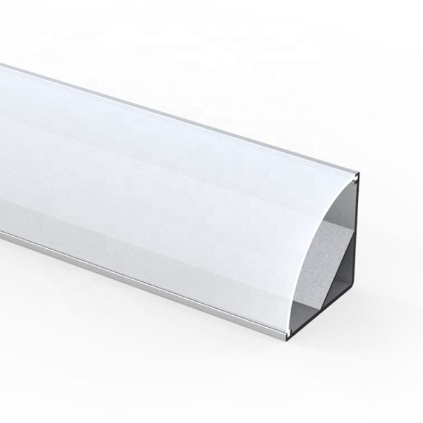 Quality Wardrobe Office Corner LED Profile 1m 2m 3m Length For Light Bar for sale