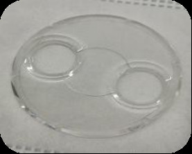 Shockproof Synthetic Sapphire Watch Crystal Case 38mm