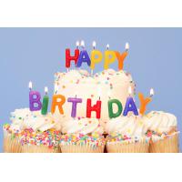 Buy cheap Colorful Happy Birthday Candle Letters 13 PCS For Party Non Toxic Smokeless product