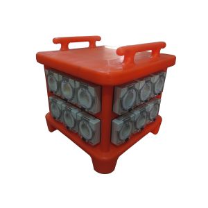 Buy cheap 125A PE Electrical Distribution Box IP65 Waterproof Socket Box from wholesalers