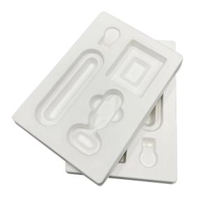 Buy cheap Disposable Wet Press Pulp Tray , Recycled Bagasse Custom Molded Pulp from wholesalers