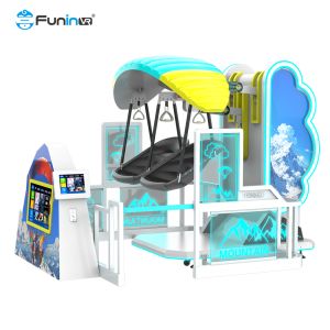 Buy cheap Funin Vr Motion Control 6 seats 9D VR Skydive Dual Player Motion Simulator with Wind & Water Effects from wholesalers
