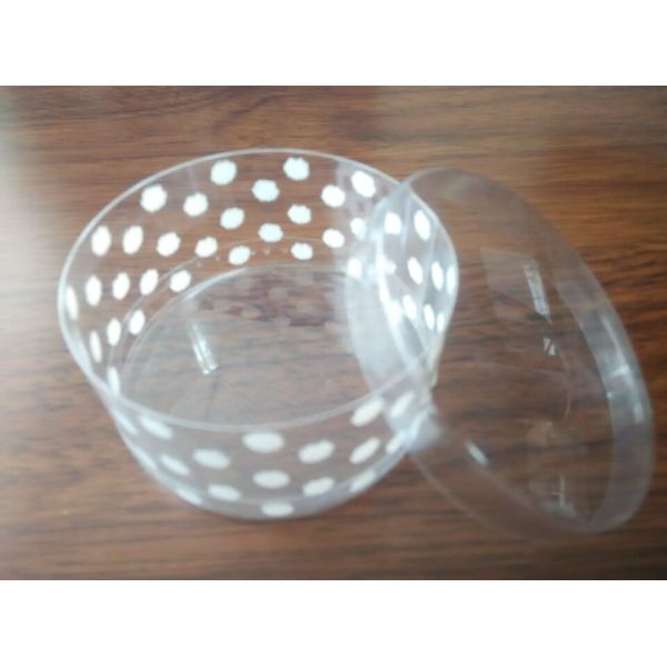 Plastic folding box,transparency,screen printing