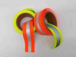 Buy cheap Orange Reflective Fabric Tape Material Polyurethane Plastic Strips TPU Nylon Plastic Coated from wholesalers