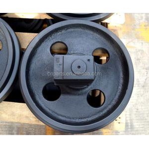 Buy cheap SK50 Excavator Undercarriage Spare Parts Front Roller Idler Wheel Forging Technique from wholesalers