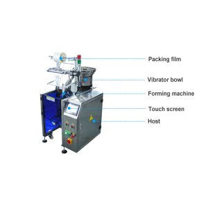Small Vertical Sachet Candy Counting Packing Machine Vibrating Bowl Machine