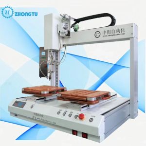 Buy cheap 4 Axis Automatic Soldering Machine with 920*700*850MM Dimensions and 1000 Production Capacity for 0-550ºC Heating Temperature Range from wholesalers
