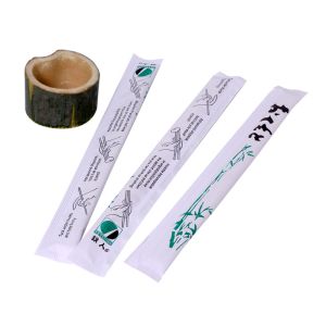 Buy cheap Custom printed opp wrapped disposable bamboo chopsticks 18cm 21cm 23cm from wholesalers