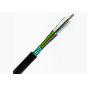 Long - haul communication system PE sheath Fiber Cable with Steel Member