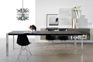 China Dining Room Extendable Wooden Table , Folding Trim Rectangle Dining Table on sale