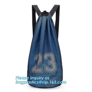 promotional daily recycled customized wholesale mesh drawstring backpack