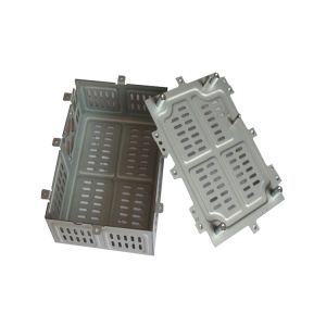 Buy cheap Sandblast Aluminium Stamping Sheet Fabrication OEM Air Conditioner Cover from wholesalers