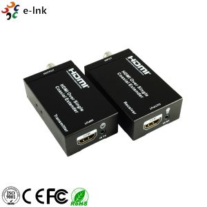 IR Remote Control Hdmi To Optical Cable Converter Single RG6 Coaxial Cable Up To