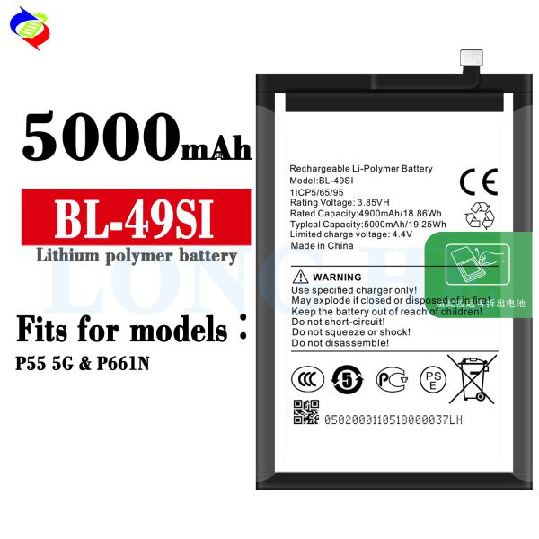 100% Compatible Original Mobile Phone Battery For Itel BL-49SI P55 5G MOQ/ODM/OEM