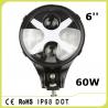 Buy cheap Alluminum Alloy 60W IP68 Round Style Amber / White / Green Jeep Wrangler Headlights from wholesalers