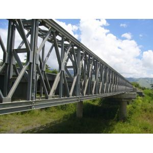 Buy cheap Electric Galvanized, Painting and Grinding prefabricated Structural Steel Bailey Bridge from wholesalers