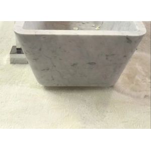Buy cheap Modern Natural Stone Bathtub Rectangle Shape Marble Stone Polished Finish from wholesalers