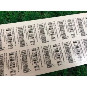 Eco Friendly Paper Self Adhesive Sticker Labels Smooth Surface Greasy