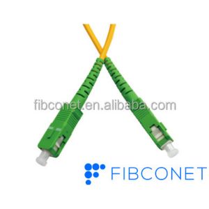 Buy cheap FTTH Indoor APC SC/APC to SM SC G657A2 Simplex Optical Fiber Connector Patch Cord Cable from wholesalers