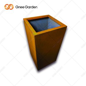 Buy cheap CE Standard Vertical Tall Outdoor Metal Planter Multipurpose from wholesalers