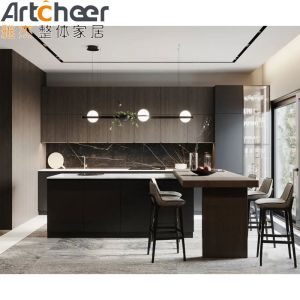 Buy cheap Custom Made Solid Wood Frame Kitchen Island with Lacquer Finish and Modern Dining Room from wholesalers