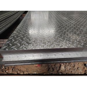 Buy cheap Hot Dip Galvanized Pattern Plate 4.5/4.75/5.0*1500*1000mm with 30-275g/m2 Zinc Coating from wholesalers