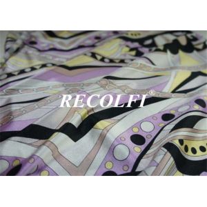 Buy cheap Geometry Recycled Polyester Spandex Fitness Leggings Washable Dry Easily from wholesalers