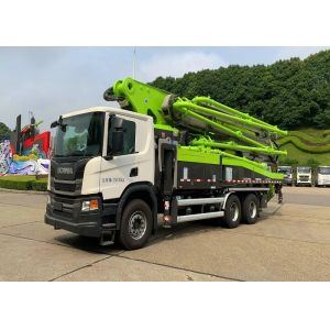 Buy cheap Zoomlion 52m New Concrete Pump Truck High Pressure Pumping Hydraulic from wholesalers