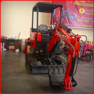 Buy cheap Sunroof Rubber Tire Mini Excavator Customized 3 Tone Digger with Changchai 390 from wholesalers