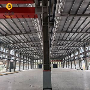 Buy cheap Custom Steel Structure Hangar 1550㎡ with H Section Beams from wholesalers