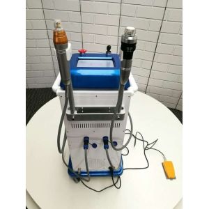 Newest vertical RF micro needling skin rejuvenation machine with two handles non