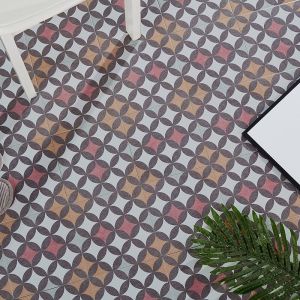 Red 20x20cm Ceramic Rustic Tile for Floor and Wall