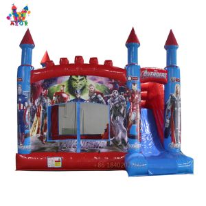 The Avengers Commercial Grade Bouncy Combo Juegos Inflables Inflatable Jumping