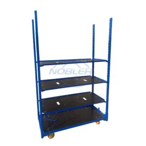 Hot Dip Galvanized Danish Flower Trolley 40KG/shelf Loading Capacity