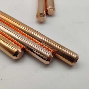 Buy cheap Lightning Ground Rod 5 8 X 8 Copper Plating Earth M8 Thread from wholesalers