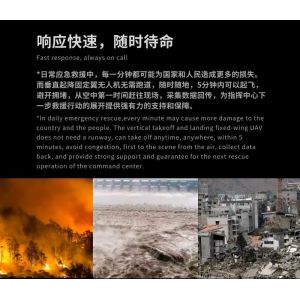 Buy cheap VTOL UAV Hybrid Fixed Wing UAV Industrial Transport Drone Autonomous Patrol Long Endurance Drone from wholesalers