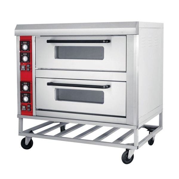 Quality Easy Operation Stainless Steel Three Layer Electric Pizza Oven Bakery Machines Advantage for sale