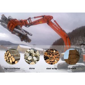 NM400 Mechanical Grapple For Severe Demolition Waste Handling