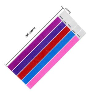 Buy cheap Full Color Printing Adjustable Tyvek Paper Wristbands for Improved Event Security Sequential Numbering Barcoding Included from wholesalers