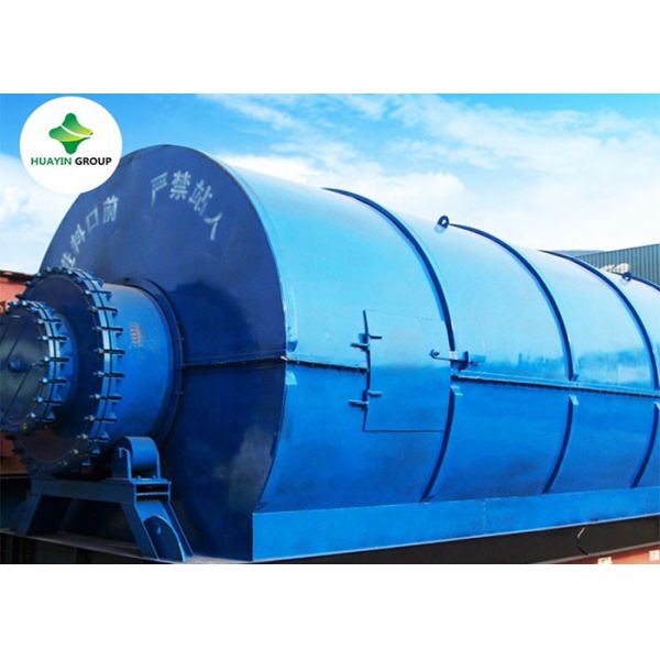 Quality Batch Type Small Pyrolysis Plant 10 Ton Waste Tire Recycle To Fuel Oil for sale