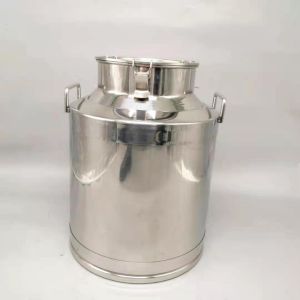 Buy cheap SS304 40 Litre Stainless Steel Milk Can Silver Colour For Transport from wholesalers
