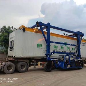 Buy cheap SPEO Container Straddle Carrier Crane Red Orange Blue With Diesel Engine from wholesalers