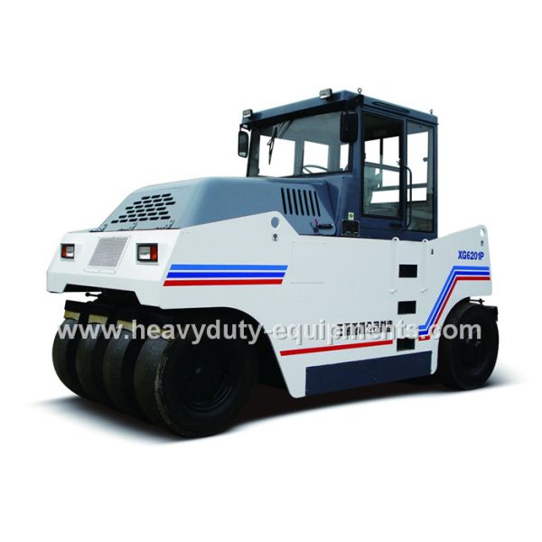 Quality XGMA XG6201P pneumatic road roller use YC6B125-T10 powerful  engine for sale