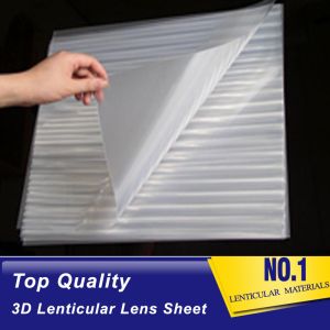 wholesale 60 LPI 3D Flip Lenticular Plastic Lens Blanks without double side