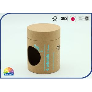 Buy cheap Uv 4c Print 120gsm Brown Kraft Tube Packaging Matte Varnishing from wholesalers