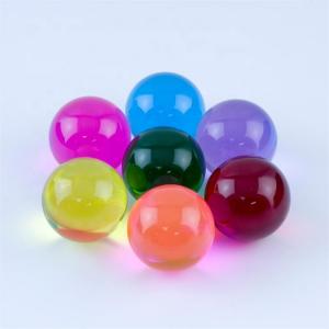 China Colorful Clear Acrylic Ball Large Resin Acrylic Clear Balls on sale