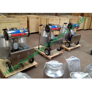Vaccum Pump Portable Cow Milker Double bucket for Household
