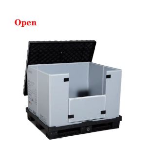 Collapsible Plastic Container Pallet Stackable heavy duty Moving Box