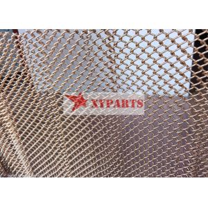 Buy cheap 1.2 MM Aluminum Alloy Metal Mesh Curtain Metal Coil Drapery For Concert Hall from wholesalers
