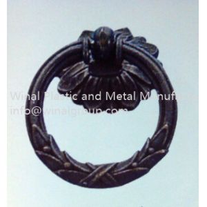 Buy cheap Plating flower carve pulling ring handle for cabinet,L68mm*W48mm,OEM size & finish. from wholesalers
